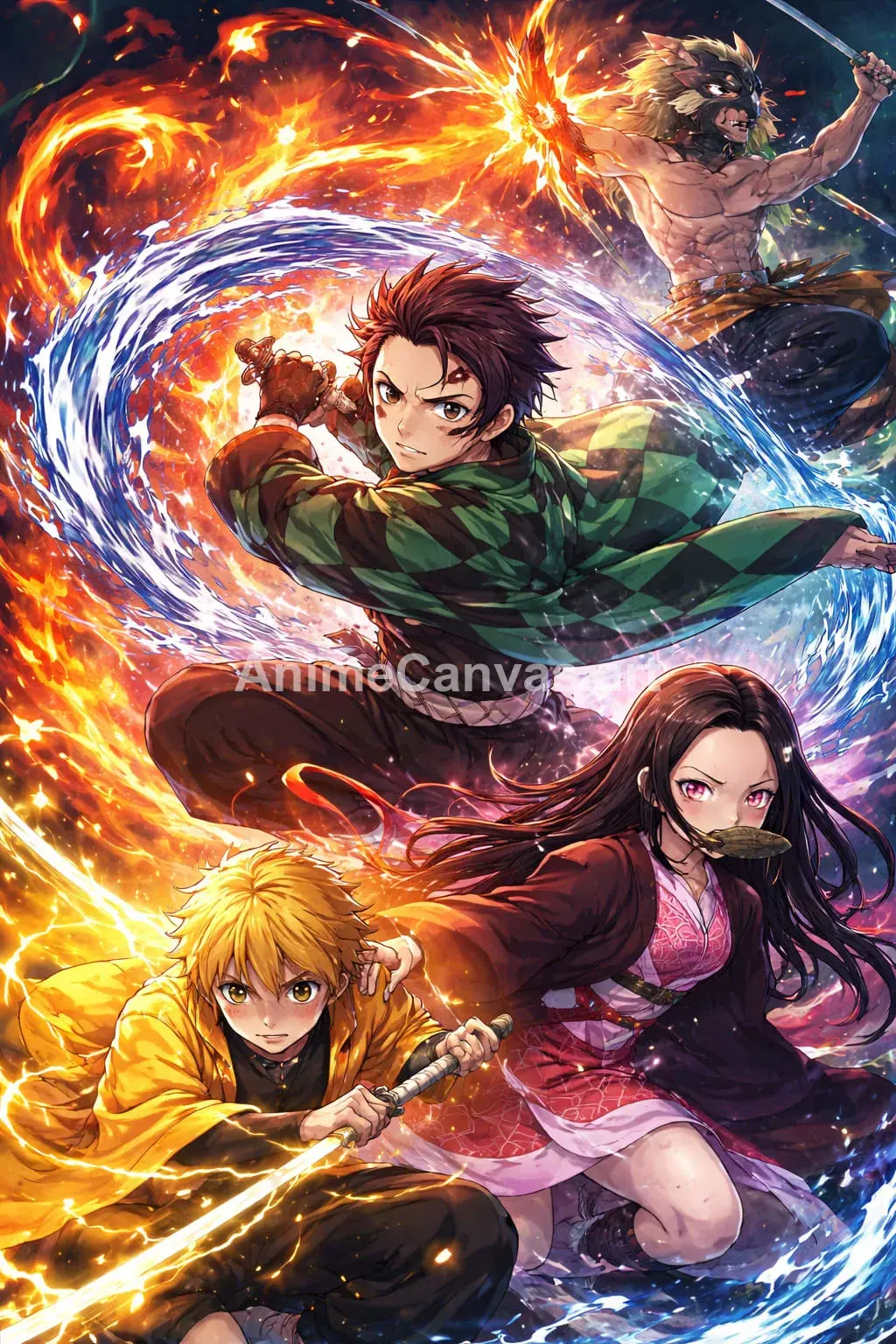 Demon Slayer MCs anime wallpaper HD